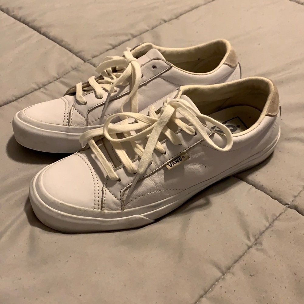 White vans size 7.5